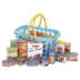 Obrázek Dětský nákupní košík s obsahem, 20 kusů