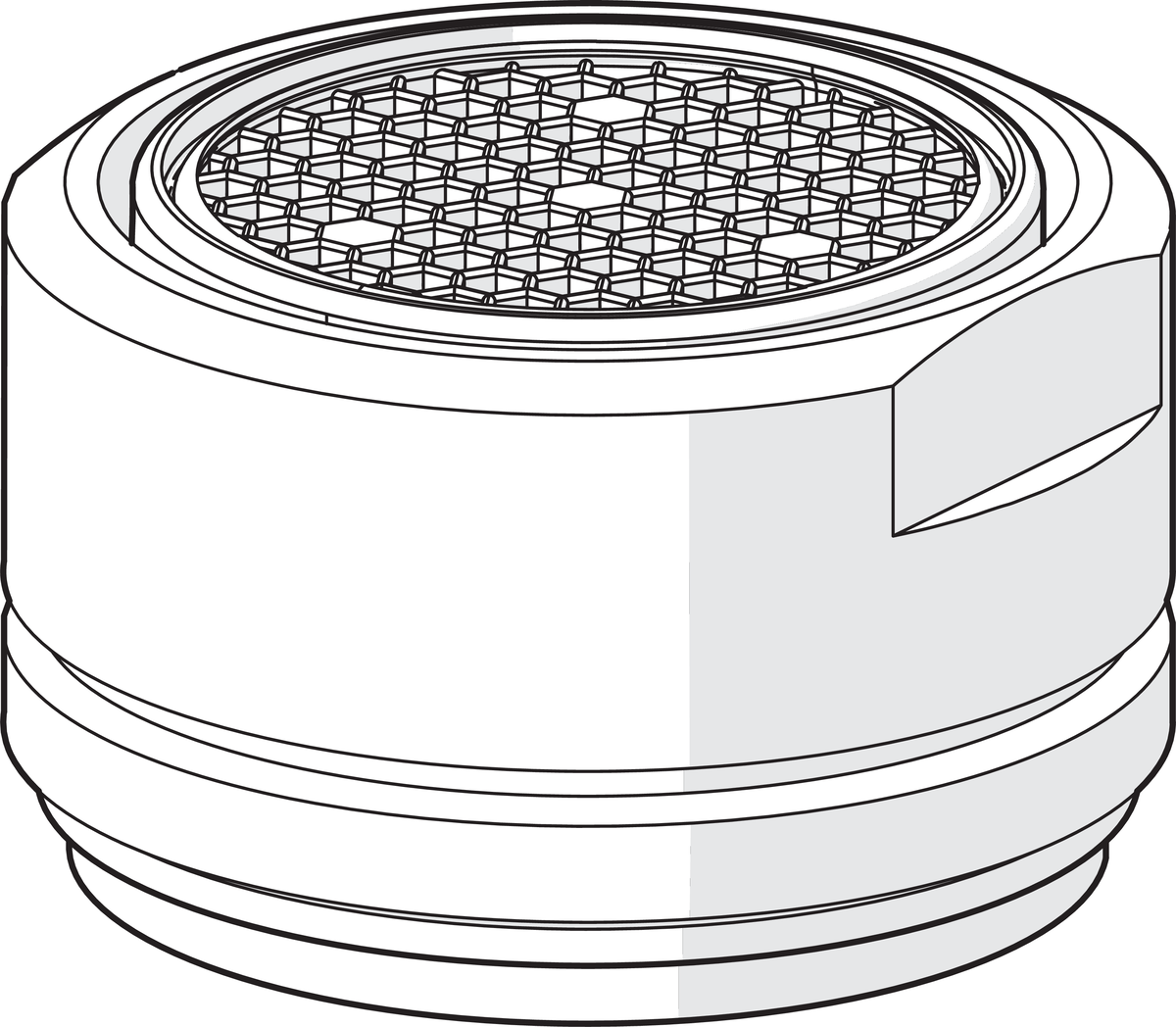 Bild von HANSA Luftsprudler, M24x1, 6 l/min #59913727