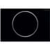 Obrázek GEBERIT Ovládací tlačítko Geberit Sigma10, pro splachování Start/Stop Deska a ovládací tlačítko: černé Designový kroužek: pochromovaný lesklý #115.758.KM.5