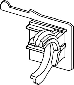 Ảnh của TECE filling valve holder for Octa cistern (27 mm, M 30) #9820375