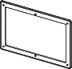 Obrázek TECE TECEsolid spacing frame grey #9240441