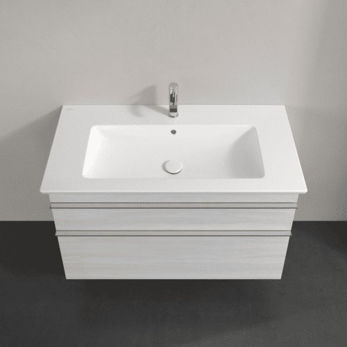 Obrázek VILLEROY BOCH Venticello toaletní stolek, 2 zásuvky, 953 x 590 x 502 mm, Bílé dřevo / Bílé dřevo #A92601E8