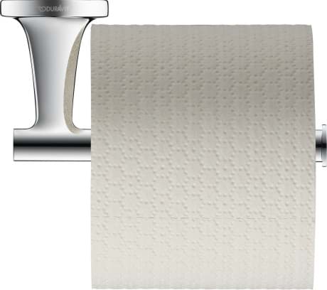 Зображення з  DURAVIT Držák toaletního papíru 009937 Design by Philippe Starck #0099371000 - Barva 10, Chrom 152 mm