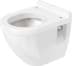 Obrázek DURAVIT Závěsné WC Compact 220209 Design by Philippe Starck #2202090000 - © Barva 00, Bílá Vysoký lesk, Množství vody na splachování: 4,5 l 365 x 480 mm