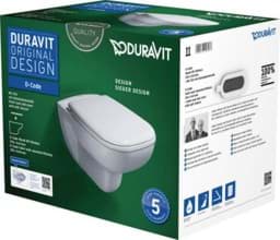 Obrázek DURAVIT WC set závěsný 457009 Design by sieger design #45700900A1 - © Barva 00, Rozměry krabice: 401x450x565 mm 359 x 545 mm