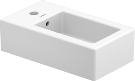 Ảnh của DURAVIT Umývátko 070225 Design by Duravit #07022500001 - p Barva 00, Bílá Vysoký lesk, Počet míst pro mytí: 1 Uprostřed, Počet otvorů pro armaturu na jednom umyvadle: 1 Uprostřed 250 mm