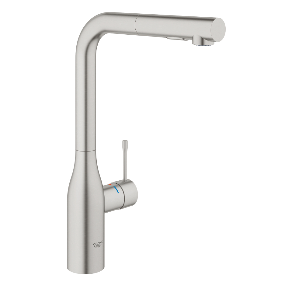 Bild von GROHE Essence Foot Control Elektronische Einhand-Spültischbatterie, 1/2″ #30311DC0 - supersteel