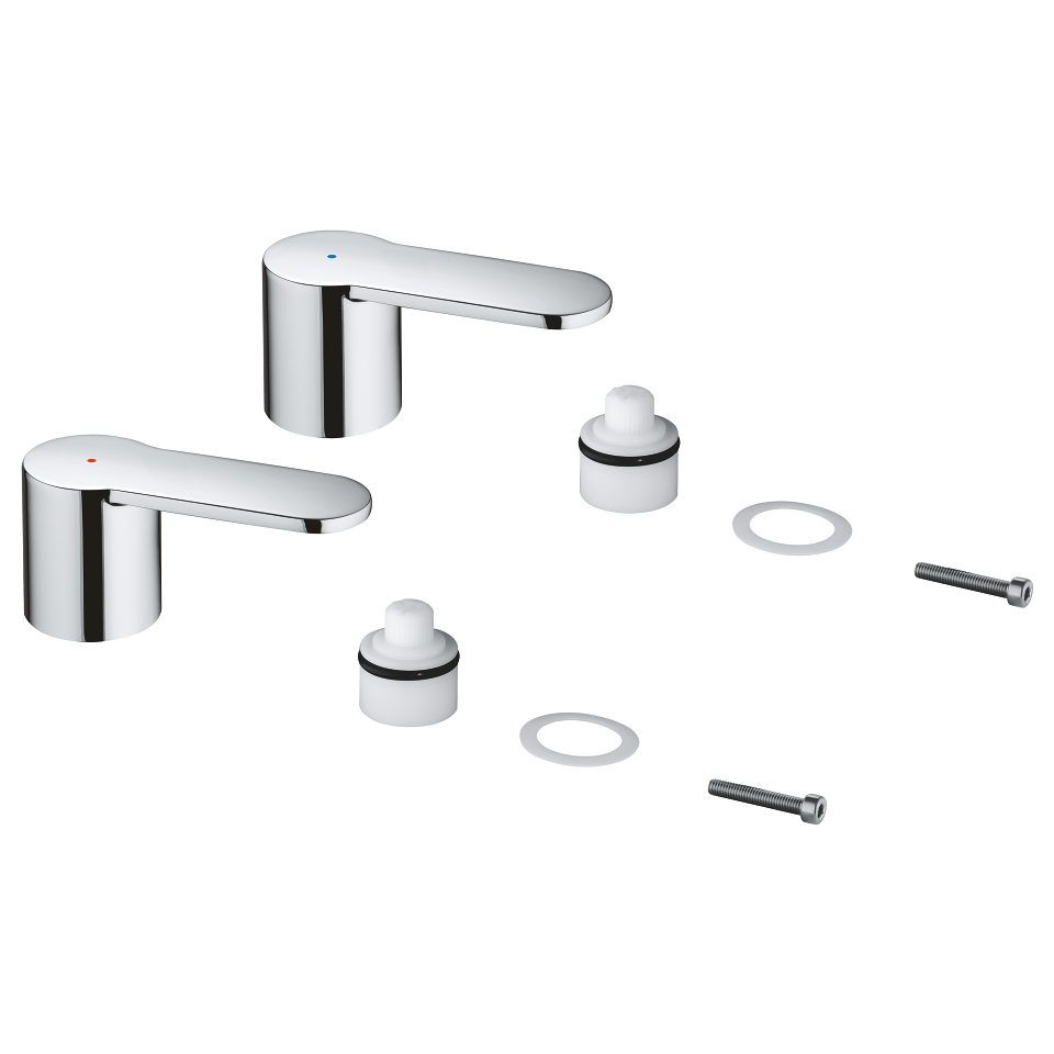 Зображення з  GROHE Eurostyle Cosmopolitan Ventily pro teplou a studenou vodu chrom #48309000