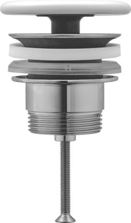 Зображення з  DURAVIT Průtokový ventil neuzavíratelný 005075 #0050750000 - Barva 00, Bílá, Průměr: 72 mm Ø 72 mm