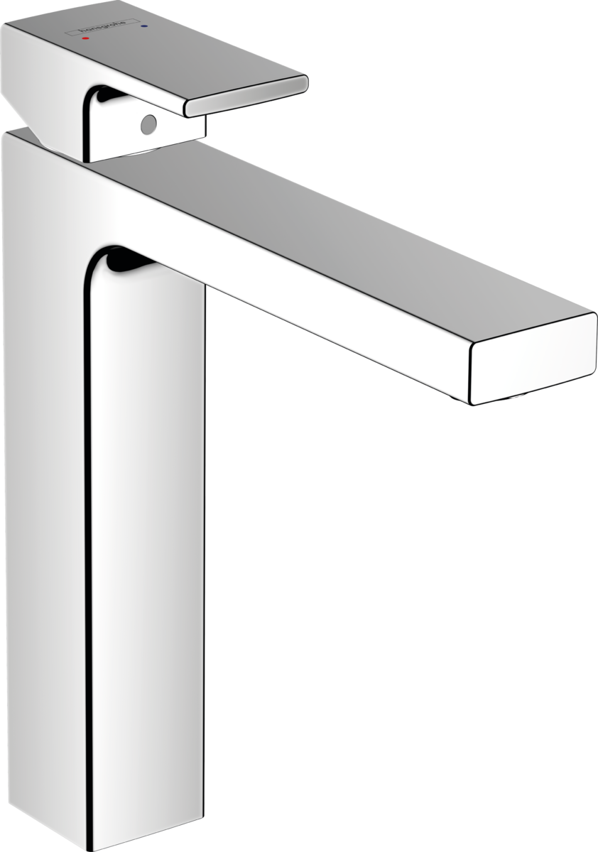 Bild von HANSGROHE Vernis Shape Einhebel-Waschtischmischer 190 mit isolierter Wasserführung ohne Ablaufgarnitur #71591000 - Chrom