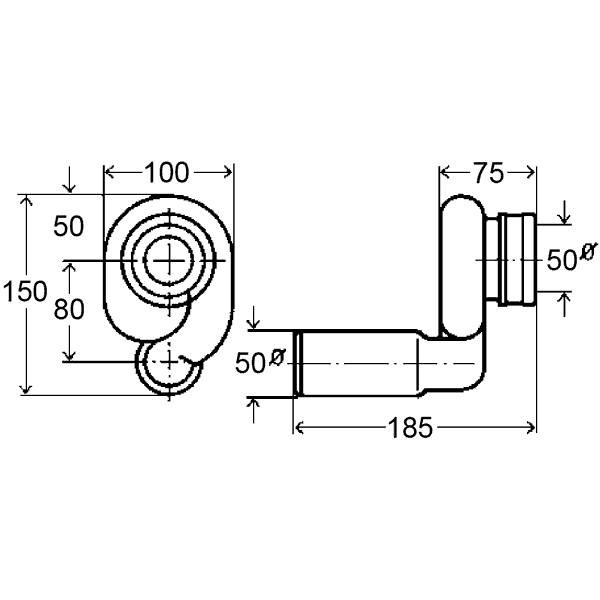 Ảnh của VIEGA Odsávací tvarovka 492465 / 3233.9