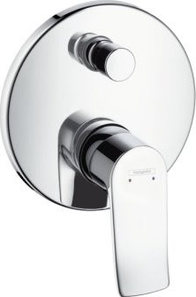 Obrázek HANSGROHE Metris Páková vanová baterie pod omítku chrom 31493000
