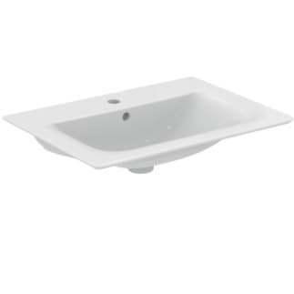 Bild von IDEAL STANDARD Connect Air Möbelwaschtisch 640x460mm, mit 1 Hahnloch, mit Überlaufloch (rund) #E028901 - Weiß (Alpin)