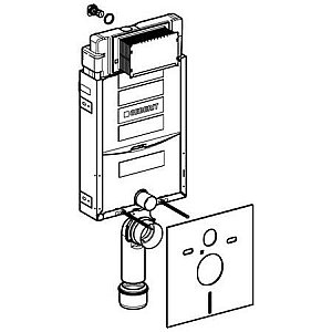 Ảnh của GEBERIT KOMBIFIX ECO modul pro závěsné wc 110.302.00.5