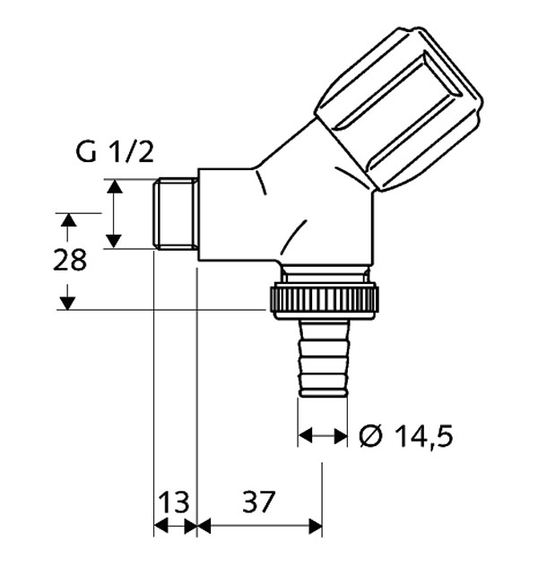 Bild von SCHELL COMFORT Geräteschrägsitzventil 033860699 chrom