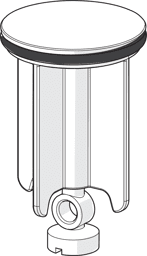 Obrázek HANSA Zátka vypouštěcího ventilu, d 63 mm #59902021