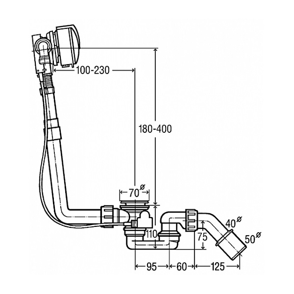 Bild von VIEGA Multiplex Trio Drain / Überlauf 111557 / 6161.2