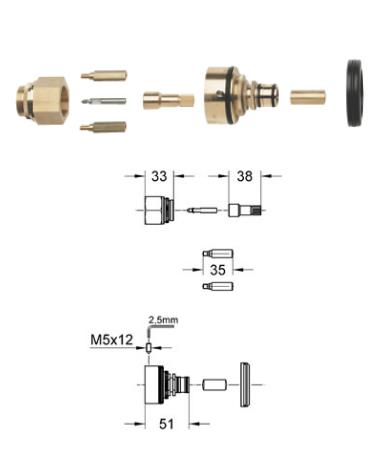 Obrázek GROHE Prodlužovací set 27,5 mm #47654000