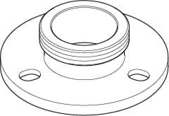 Зображення з  DORNBRACHT Příruba pro připojení k podlaze Ø 84 x 25 mm - surový nikl #093011130-07