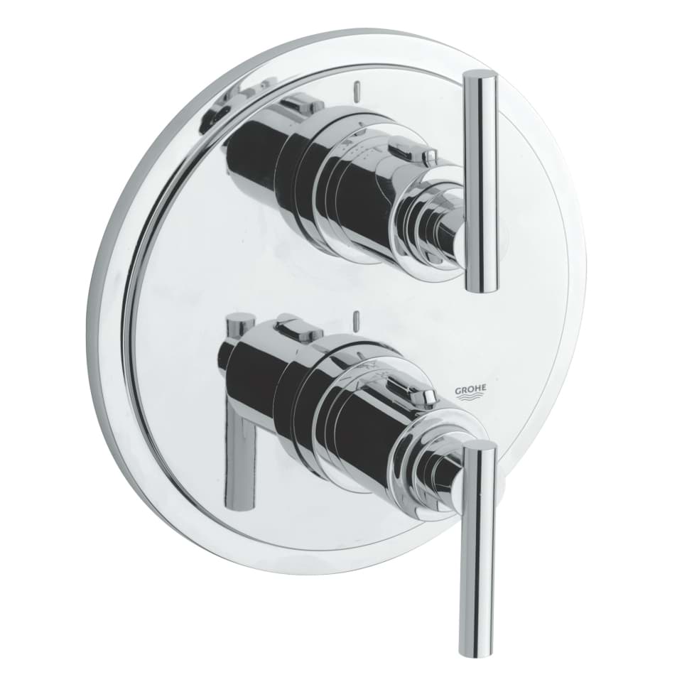 Bild von GROHE Atrio Thermostat mit integrierter 2-Wege-Umstellung für Wanne oder Dusche mit mehr als einer Brause #19399000 - chrom