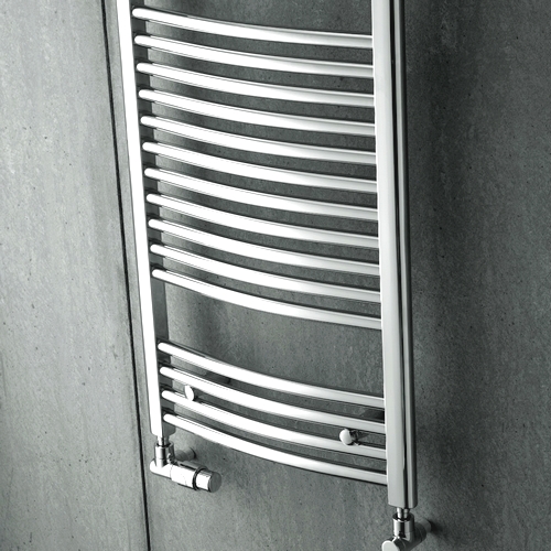 Зображення з  ZEHNDER AURA koupelnové otopné těleso 1856x600mm, prohnuté, středové připojení PBTZ-180-060-05 bílá