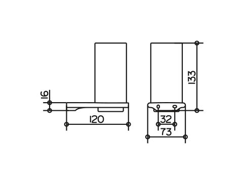 Ảnh của KEUCO Edition 400 držák se sklenkou 11550019000 - kompletní - chrom/sklo