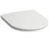 Obrázek LAUFEN PRO Sedátko s poklopem LAUFEN pro slim, odnímatelné, zpomalovací sklápěcí systém 445 x 370 x 55 mm #H8989660000001 - 000 - Bílá