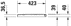 Obrázek DURAVIT Sedátko pro WC 002019 Design by Philippe Starck #0020190000 - Barva 00, Bílá Vysoký lesk, Barva závěsů: Nerez, Překrývající se 374 x 438 mm
