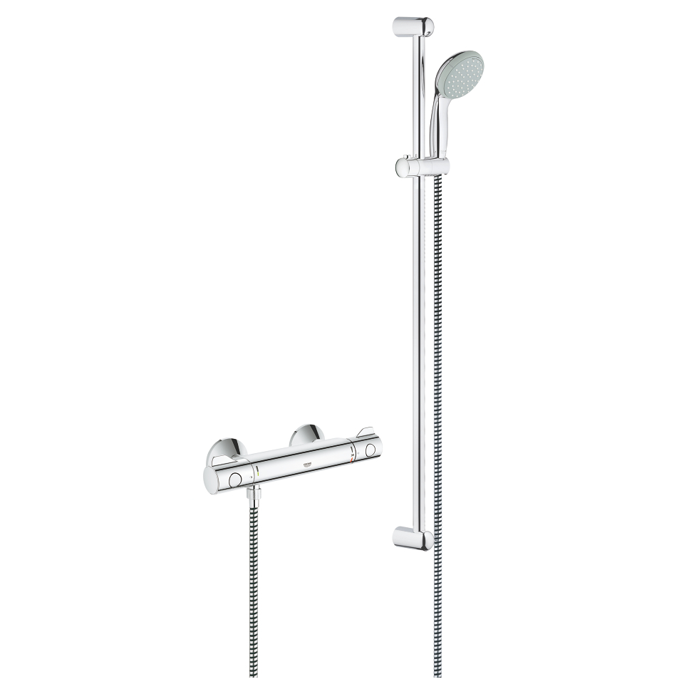 Зображення з  GROHE Grohtherm 800 Термостат для душу 1/2″ із душовим гарнітуром #34566000