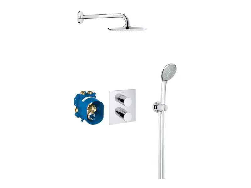 Зображення з  GROHE Grohtherm 3000 Cosmopolitan Набір для комплектації душу Rainshower 210 хром 34408000