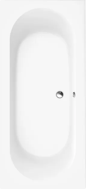 Bild von VILLEROY BOCH O.novo rechteckige Badewanne, 1800 x 800 mm, Weiß Alpin #UBA180CAS2V-01