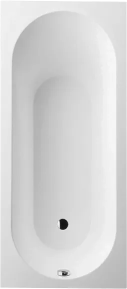Bild von VILLEROY BOCH Oberon rechteckige Badewanne, 1600 x 750 mm, Weiß Alpin #UBQ160OBE2V-01