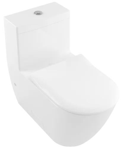 Bild von VILLEROY BOCH Subway 2.0 WC-Sitz SlimSeat, mit Absenkautomatik (SoftClosing), mit abnehmbaren Sitz (QuickRelease), Weiß Alpin #9M78S101