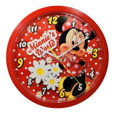 Obrázek Nástěnné hodiny Disney motiv - Minnie Mouse, průměr 25 cm