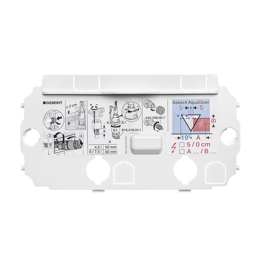 Bild von GEBERIT Schutzplatte für Omega UP-SPK 12 cm #243.089.00.1