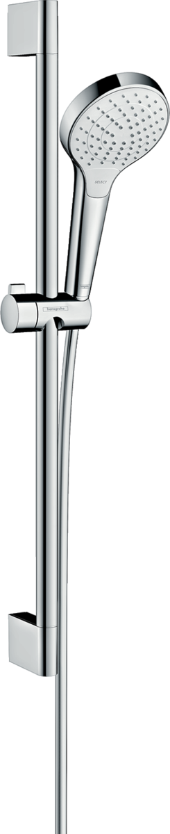 Obrázek HANSGROHE Croma Select S sprchová sada Vario EcoSmart 9 l/min se sprchovou tyčí 65 cm #26563400 - bílá/chrom
