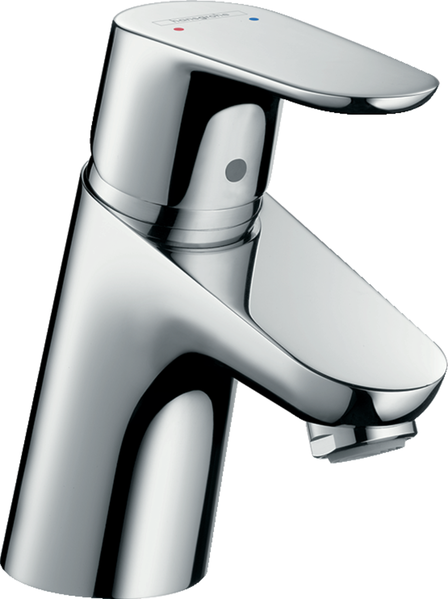 Bild von HANSGROHE Focus Einhebel-Waschtischmischer 70 mit Zugstangen-Ablaufgarnitur #31730000 - Chrom