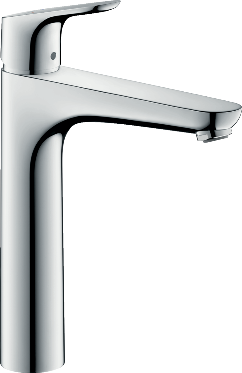 Bild von HANSGROHE Focus Einhebel-Waschtischmischer 190 mit Zugstangen-Ablaufgarnitur #31608000 - Chrom