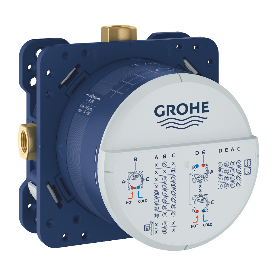 Зображення з  GROHE Rapido SmartBox Універсальна вбудована частина, 1/2″ #35600000