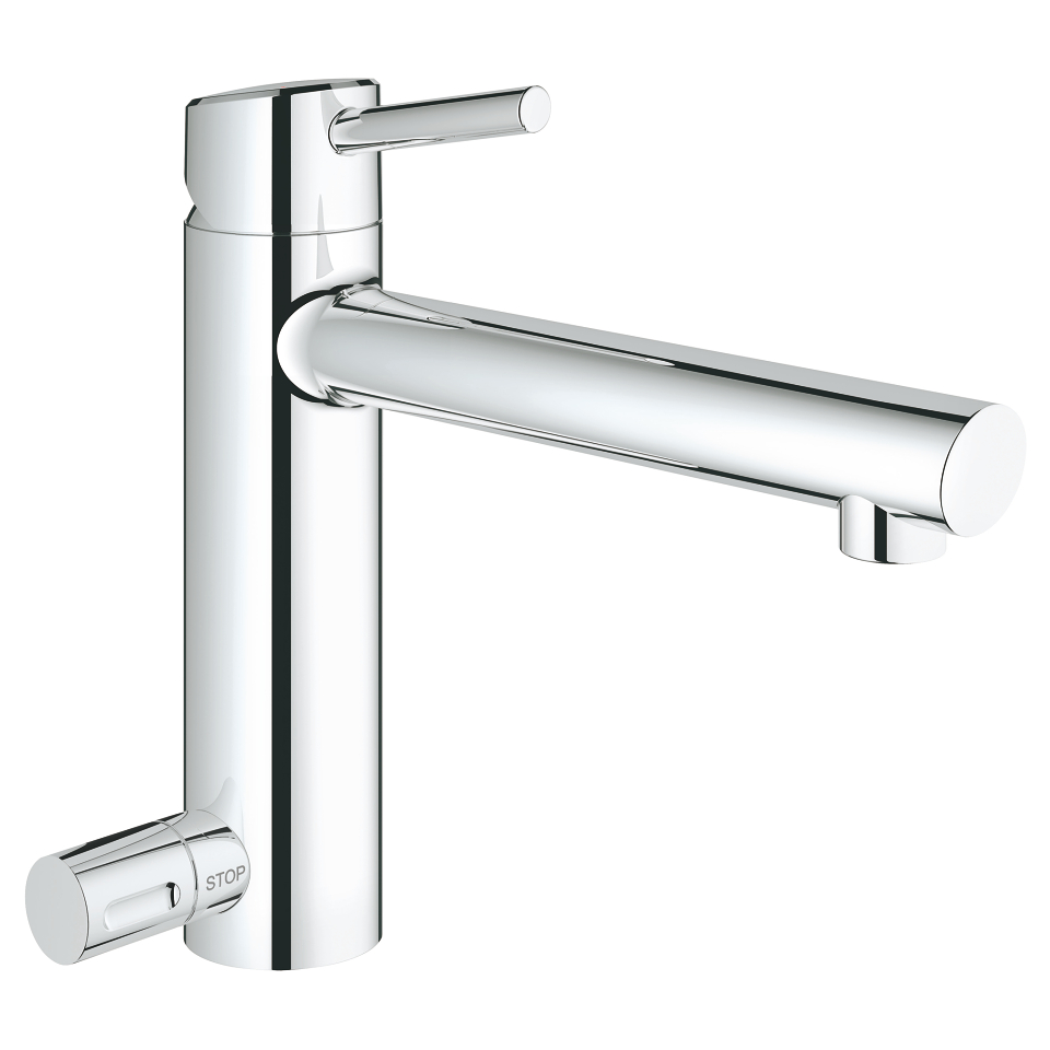 Зображення з  GROHE Concetto Одноважільний змішувач для мийки 1/2″, DN 15 хром #31209001