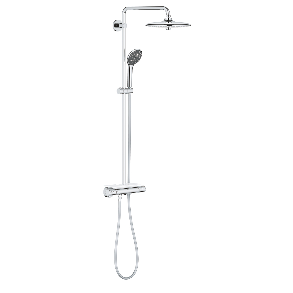 Bild von GROHE Vitalio Joy System 260 Duschsystem mit Thermostatbatterie für die Wandmontage #26403001 - chrom