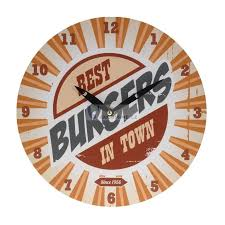 Зображення з  Nástěnné hodiny 28cm, Burgers #150012745
