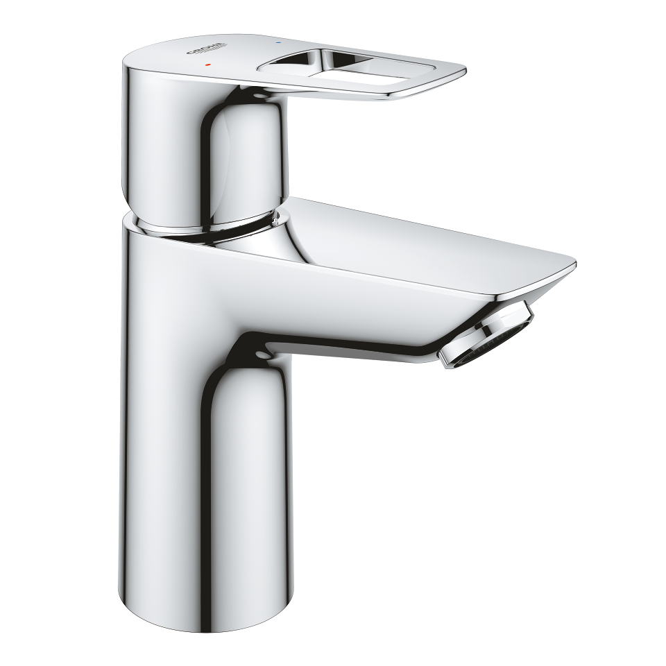 Зображення з  GROHE BauLoop Одноважільний змішувач для раковини 1/2″ S-розміру хром #23878001