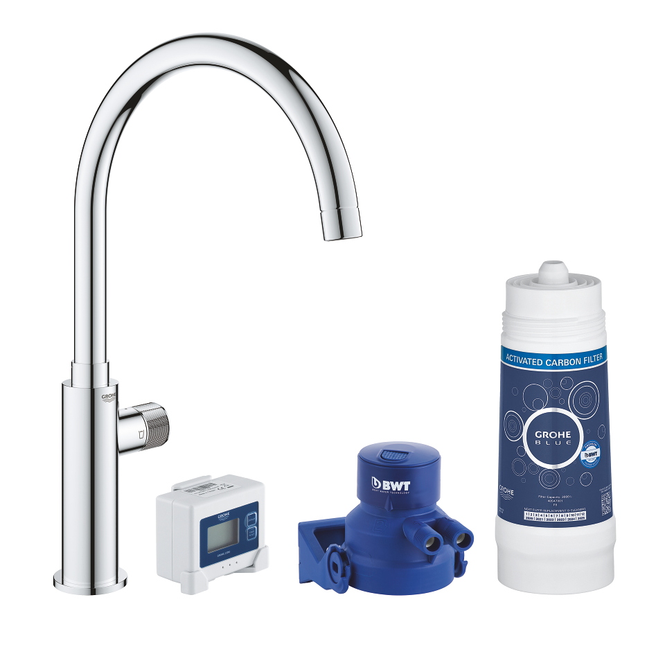 Bild von GROHE Blue Pure Mono Starter Kit #30387000 - chrom