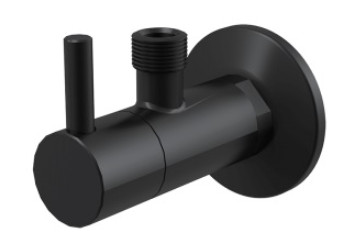 Obrázek ALCA PLAST rohový ventil #ARV001-BLACK - černá mat