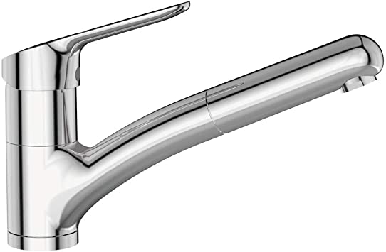 Obrázek IDEAL STANDARD Ceraflex dřezová baterie s výsuvnou sprškou, BlueStart BC143AA chrom
