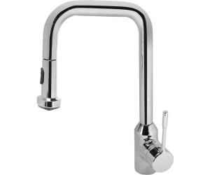 Bild von IDEAL STANDARD Retta Küchenarmatur Winkelauslauf und Auszug, B8989AA chrom