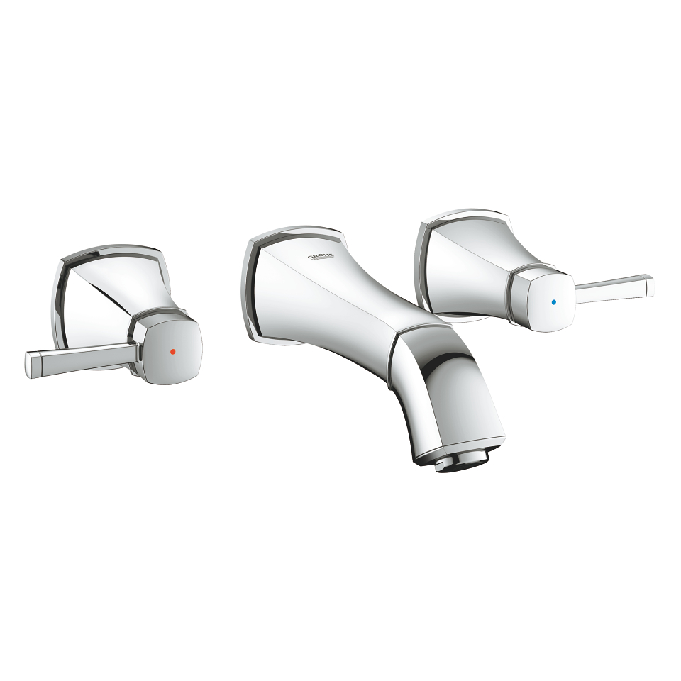 Bild von GROHE Grandera 3-Loch-Waschtischbatterie, 1/2″ #20414000 - chrom