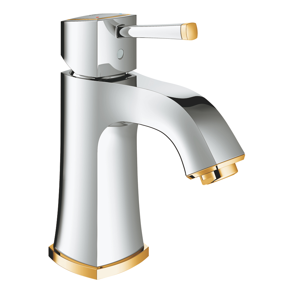 Bild von GROHE Grandera Einhand-Waschtischbatterie, 1/2″ M-Size #23310IG0 - chrom/gold