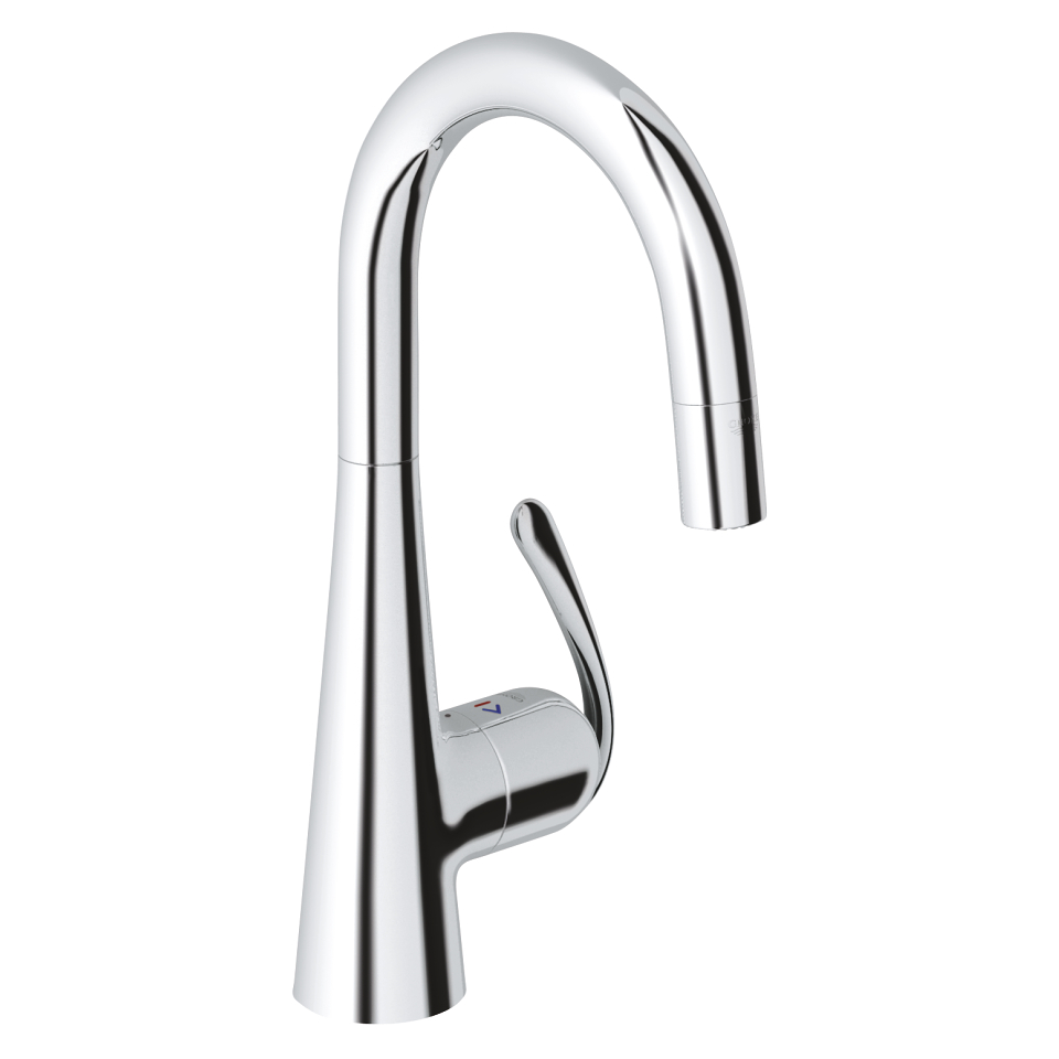 Bild von GROHE Zedra Einhand-Spültischbatterie, 1/2″ #32296000 - chrom